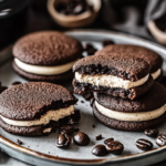 Coffee Cookies with Mascarpone Filling