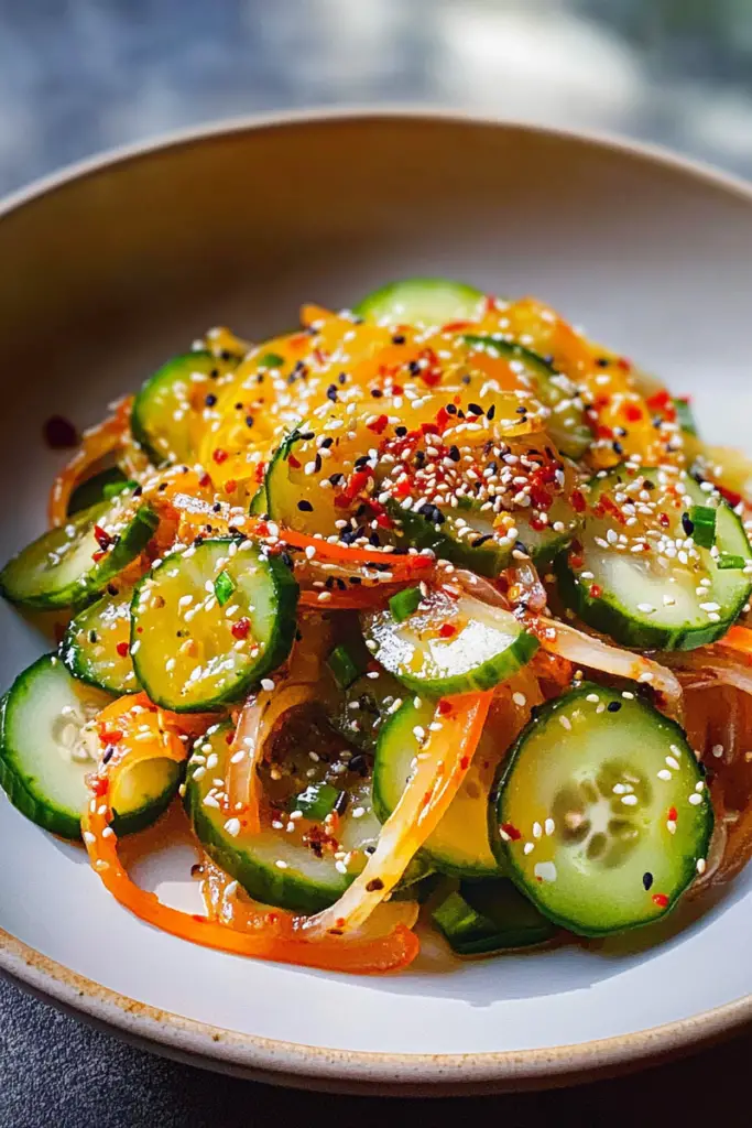 Refreshing Easy Asian Cucumber Salad Recipe