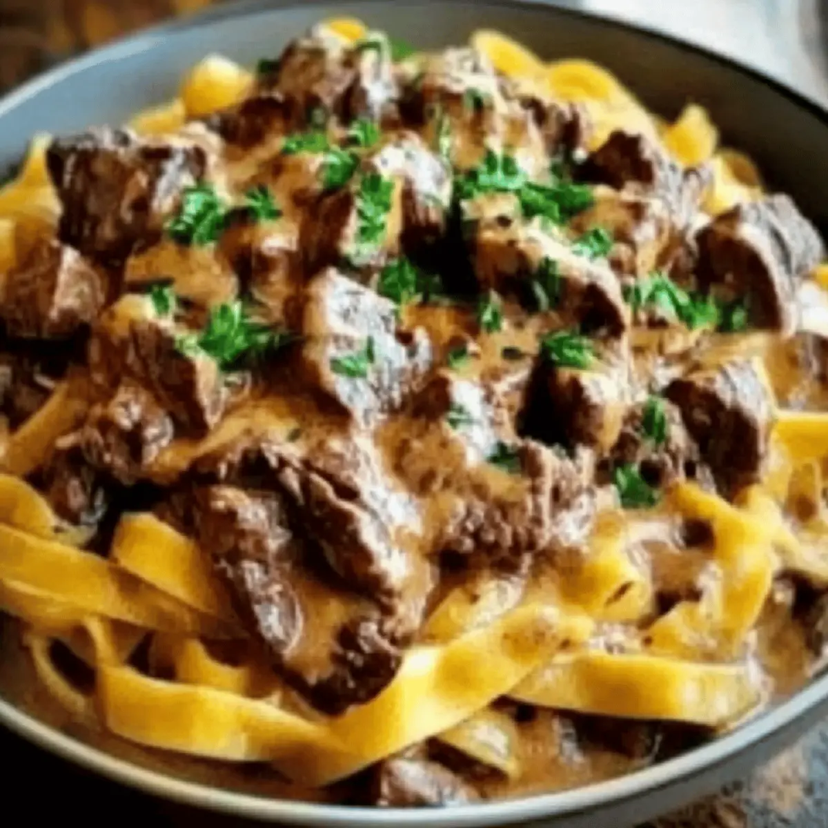 Beef Stroganoff
