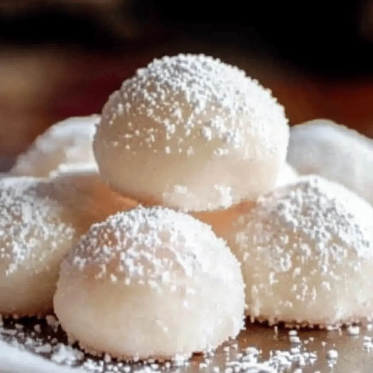 Sweetened Condensed Milk Snowball Cookies